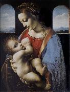 LEONARDO da Vinci Madonna and Child oil
